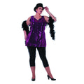 Glamour Queen Violett Patty Purple Paillettenkleid Damen
