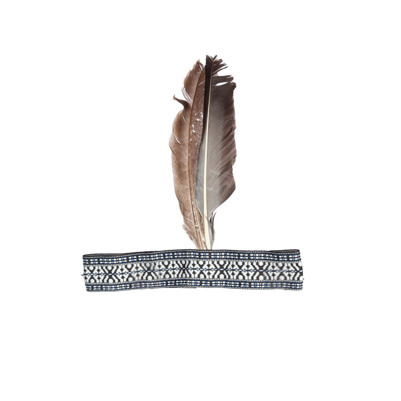 Op deze afbeelding zie je een Accessoires, van het merk Wilbers. Haarband Indiaan Stoere Buffel