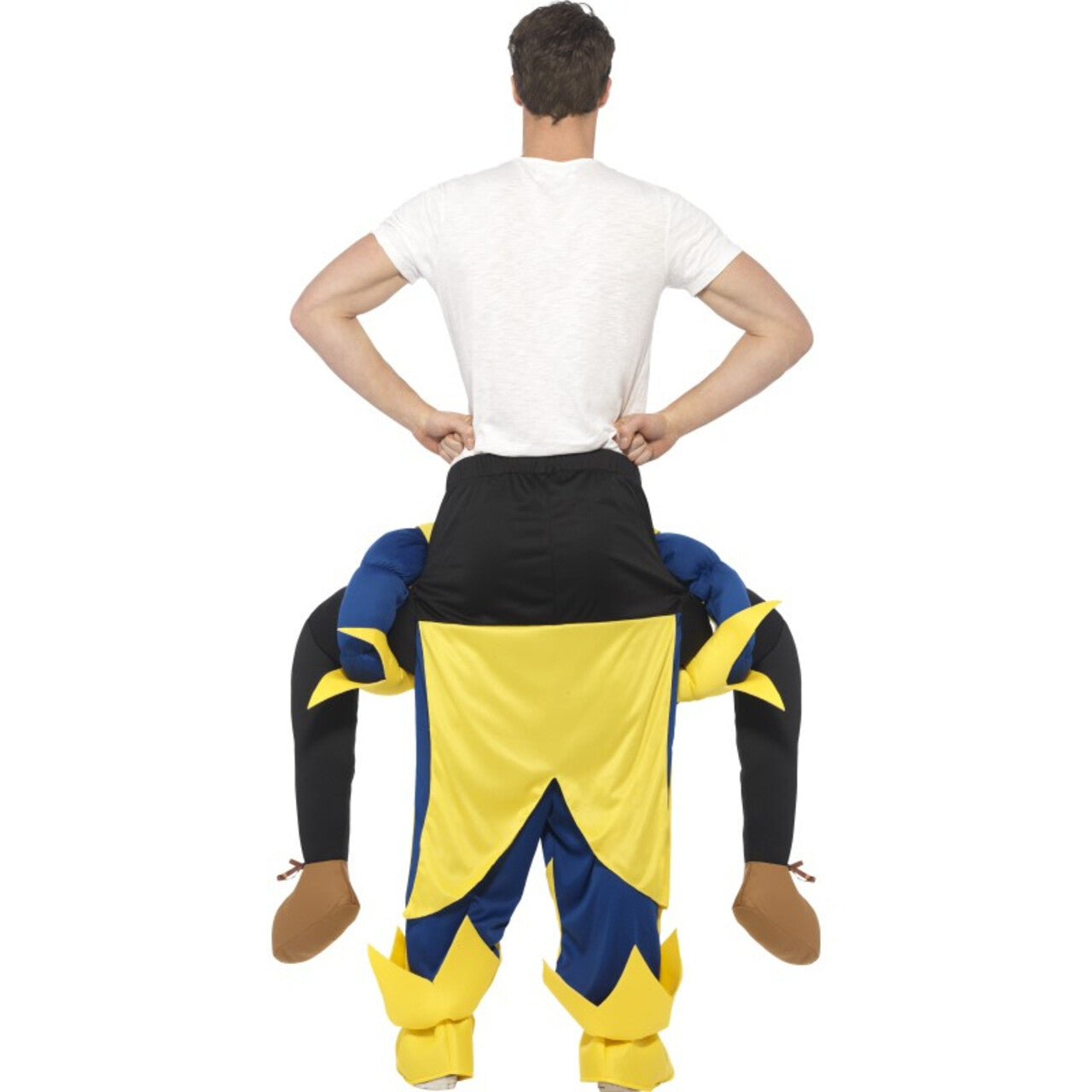 Op deze afbeelding zie je een Kostuums, van het merk Smiffy's. Op De Rug Van Bananaman Kostuum