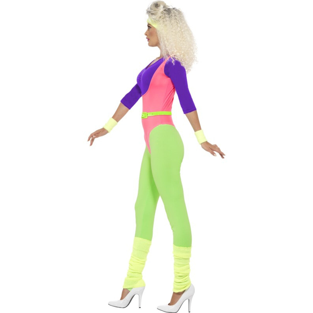 Op deze afbeelding zie je een Kostuums, van het merk Smiffy's. Jaren 80 Aerobic Vrouw Kostuum