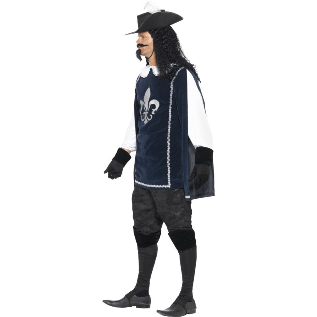 Op deze afbeelding zie je een Kostuums, van het merk Smiffy's. Luxe Musketier Man Kostuum