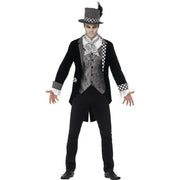 Op deze afbeelding zie je een Kostuums, van het merk Smiffy's. Luxe Dark Hatter Man Kostuum