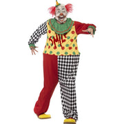 Op deze afbeelding zie je een Kostuums, van het merk Smiffy's. Sinistere Freaky Clown Man Kostuum