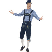 Op deze afbeelding zie je een Kostuums, van het merk Smiffy's. Luxe Beierse Lederhosen Met Hemd Rutger Man Kostuum