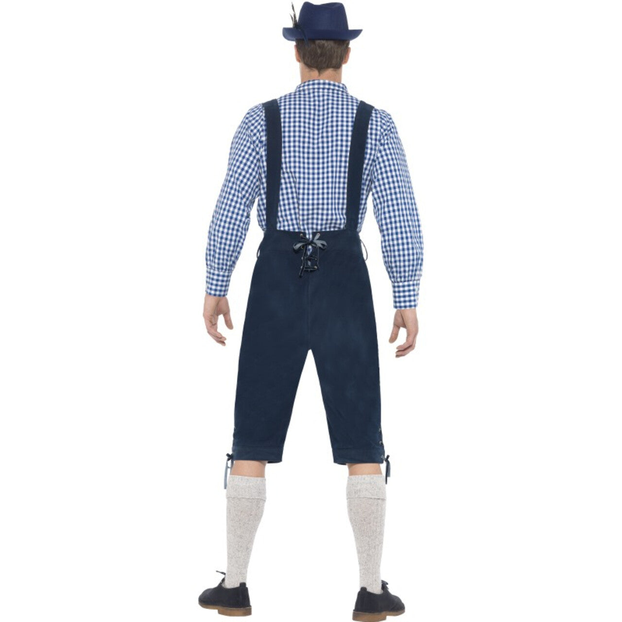 Op deze afbeelding zie je een Kostuums, van het merk Smiffy's. Luxe Beierse Lederhosen Met Hemd Rutger Man Kostuum