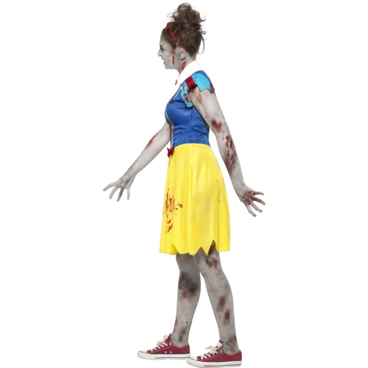 Op deze afbeelding zie je een Kostuums, van het merk Smiffy's. Zombie Sneeuwwitje Vrouw Kostuum