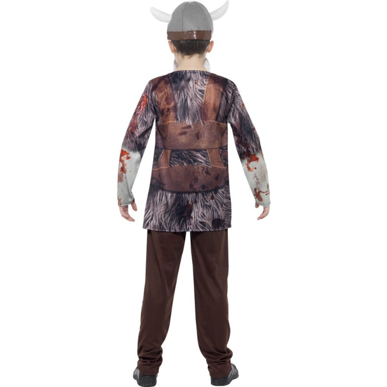 Op deze afbeelding zie je een Kostuums, van het merk Smiffy's. Zombie Viking Hagord Jongen Kostuum