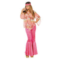 Blumige Pink Boho Eleganz Damenkostüm