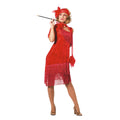 Rote Flapper-Queen 20s Damenkostüm