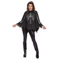 Glitzernde Knochenponcho Damen