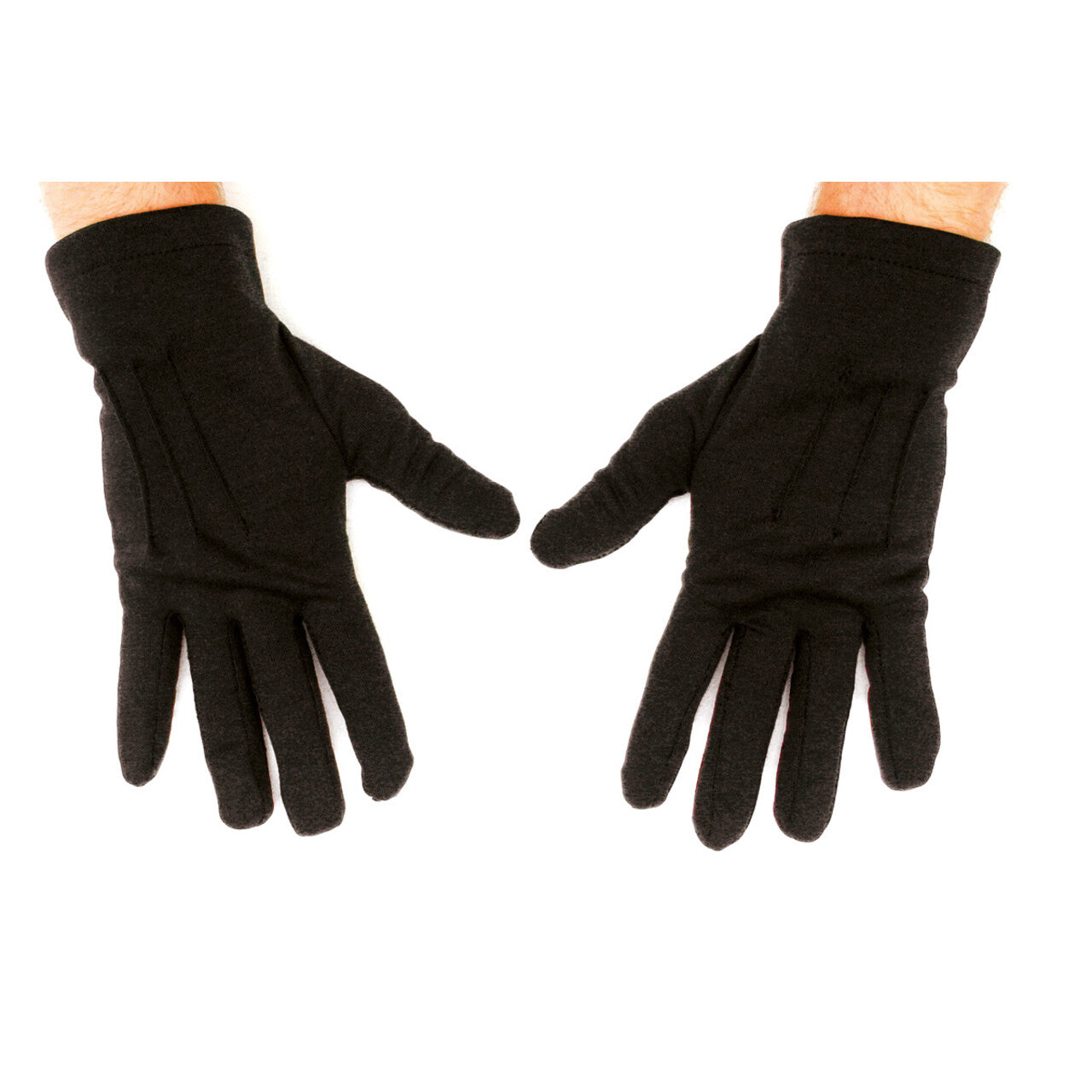 Op deze afbeelding zie je een Accessoires, van het merk Wilbers. Katoenen Handschoenen Zwart