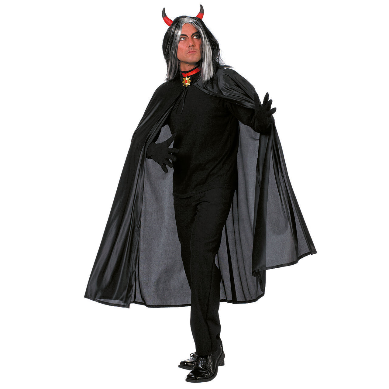 Op deze afbeelding zie je een Accessoires, van het merk Wilbers. Zwarte Duivel Frankenstein Cape