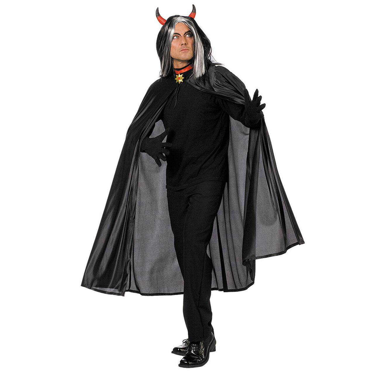 Op deze afbeelding zie je een Accessoires, van het merk Wilbers. Zwarte Duivel Frankenstein Cape