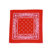 Op deze afbeelding zie je een Accessoires, van het merk Wilbers. Classic Bandana Rood