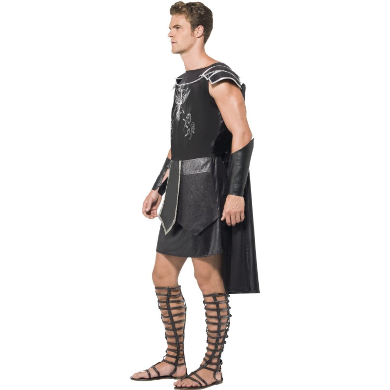 Op deze afbeelding zie je een Kostuums, van het merk Smiffy's. Onverslaanbare Gladiator Man Kostuum