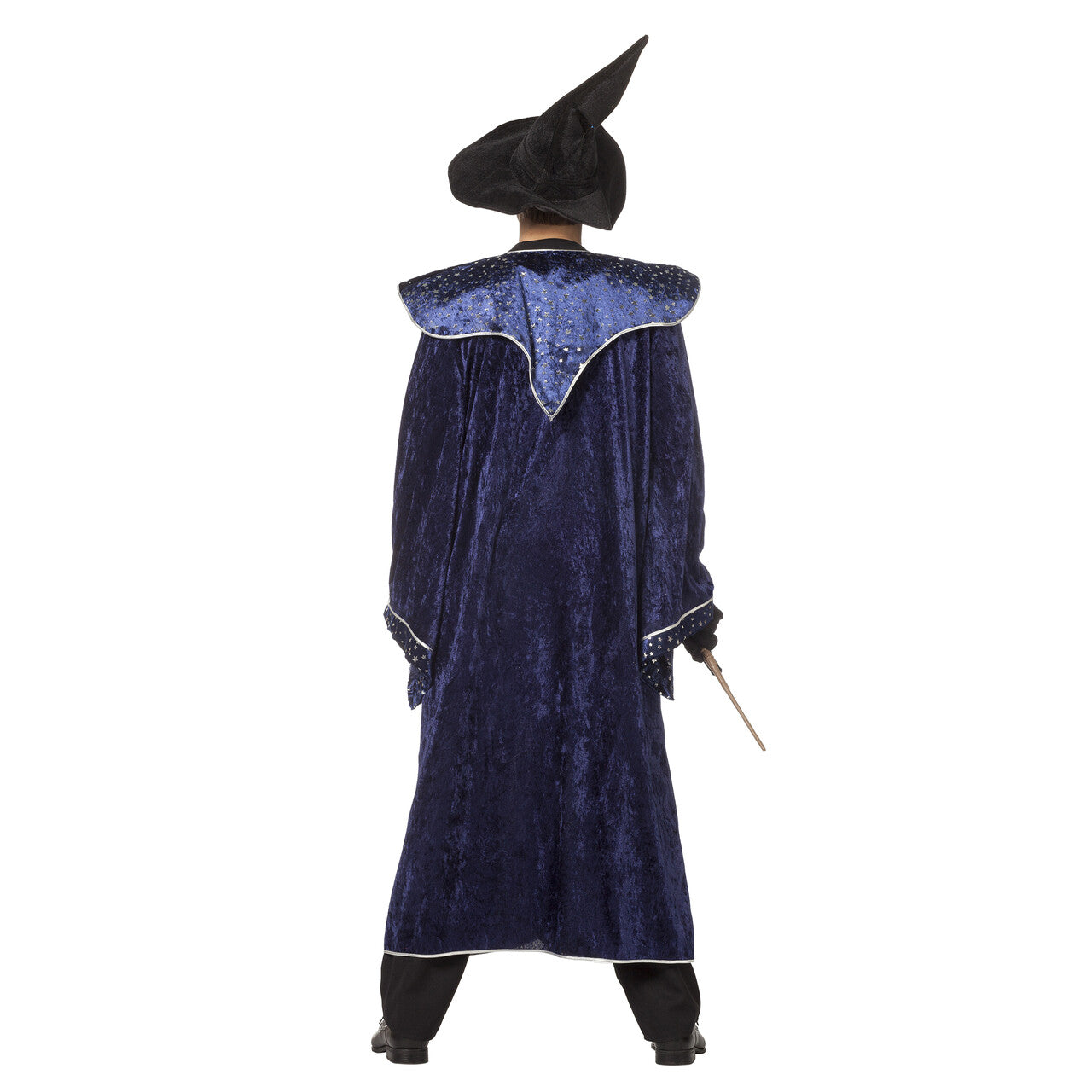 Op deze afbeelding zie je een Kostuums, van het merk Wilbers. Harrys Tovenaarsmeester Sterren Blauw Man Kostuum