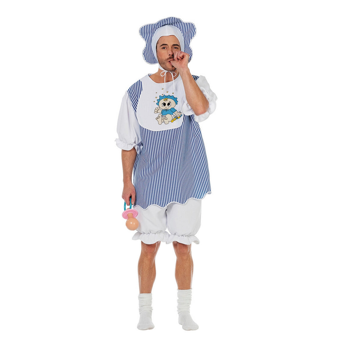 Op deze afbeelding zie je een Kostuums, van het merk Wilbers. Geinige Baby Boy Man Kostuum