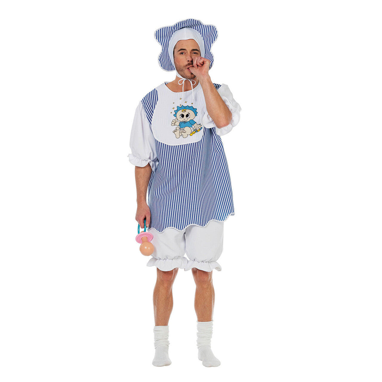 Op deze afbeelding zie je een Kostuums, van het merk Wilbers. Geinige Baby Boy Man Kostuum
