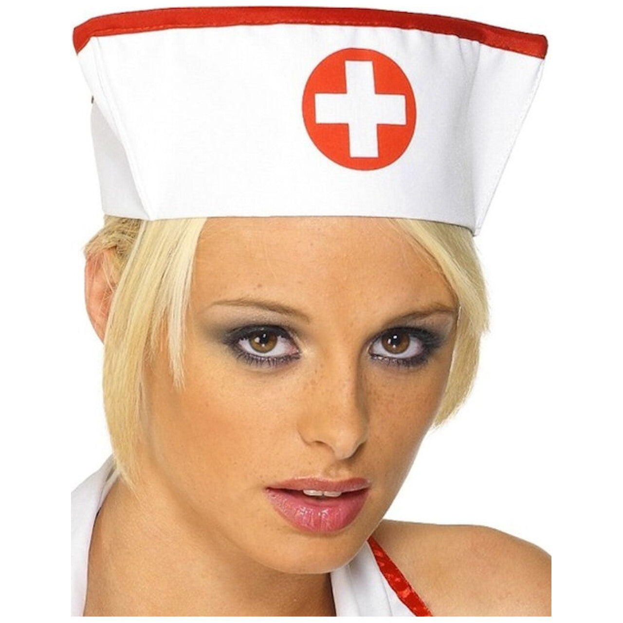 Op deze afbeelding zie je een Accessoires, van het merk Smiffy's. Verpleegster Kapje