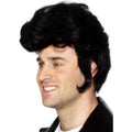 Rocknroll Frisur Perücke Schwarz