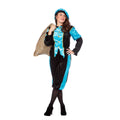 Aquablaue Hofdiener-Page Unisex Kostüm