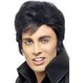 Elvis Perücke Schwarzer Mann