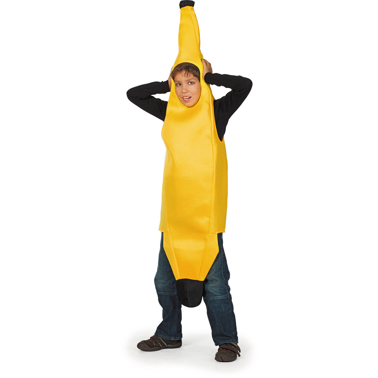 Op deze afbeelding zie je een Kostuums, van het merk Wilbers. Gezonde Banaan ( Kinderen) Jongen Kostuum