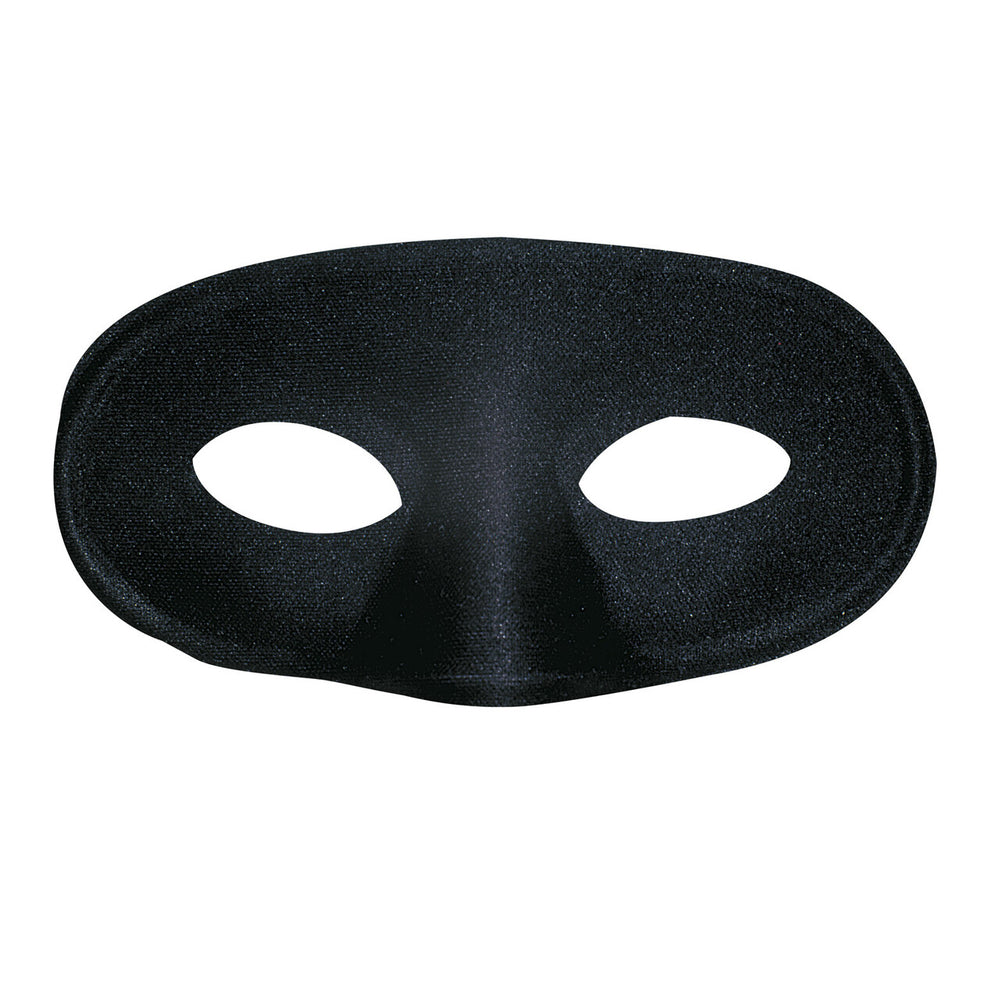 Op deze afbeelding zie je een Accessoires, van het merk Widmann. Ovaal Oogmasker, Mascherina Zwart Kind