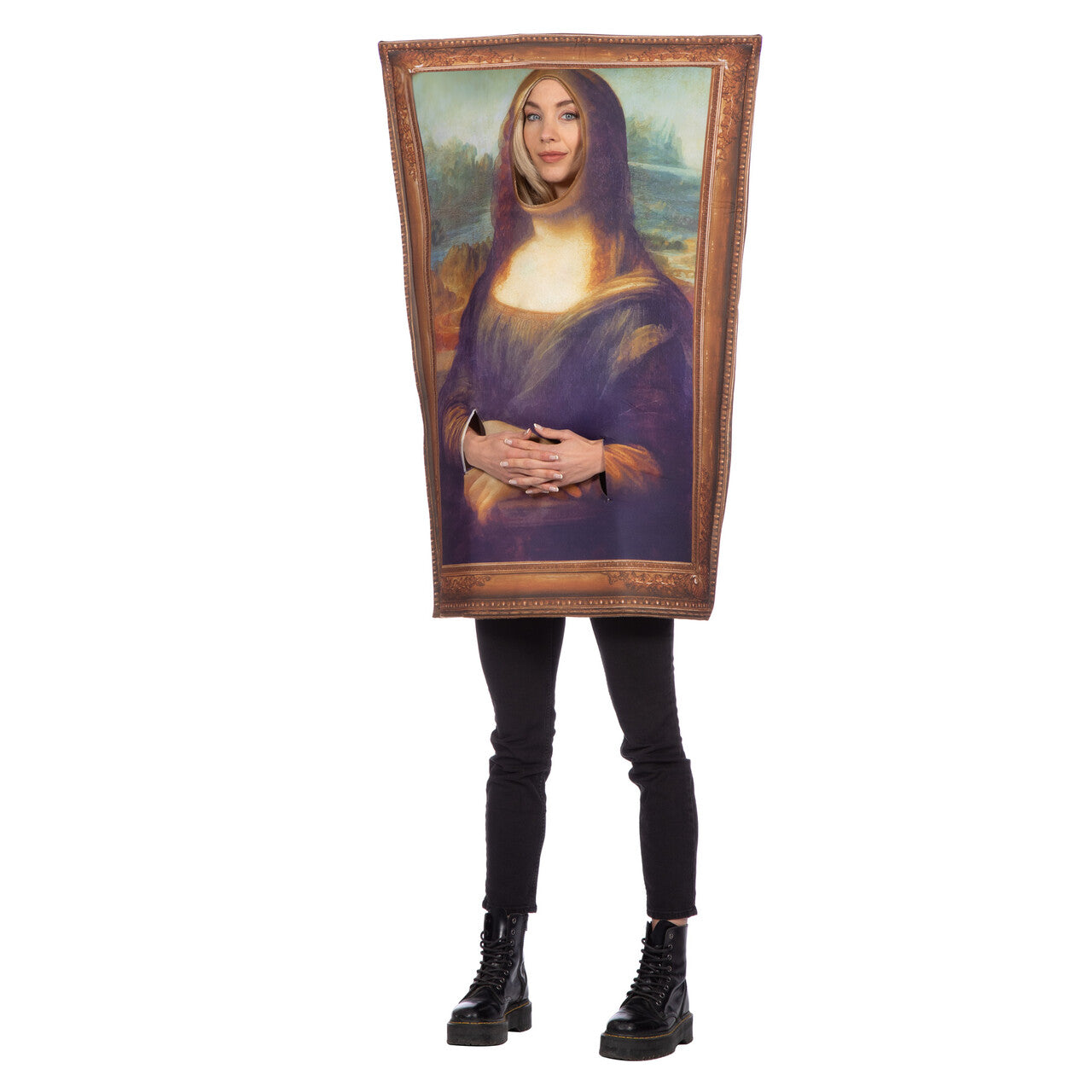 Op deze afbeelding zie je een Kostuums, van het merk Wilbers. Mona Lisa Gherardini Schilderij Tuniek Kostuum