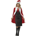 Luxus Santa Cape Und Hoed Damenkostüm