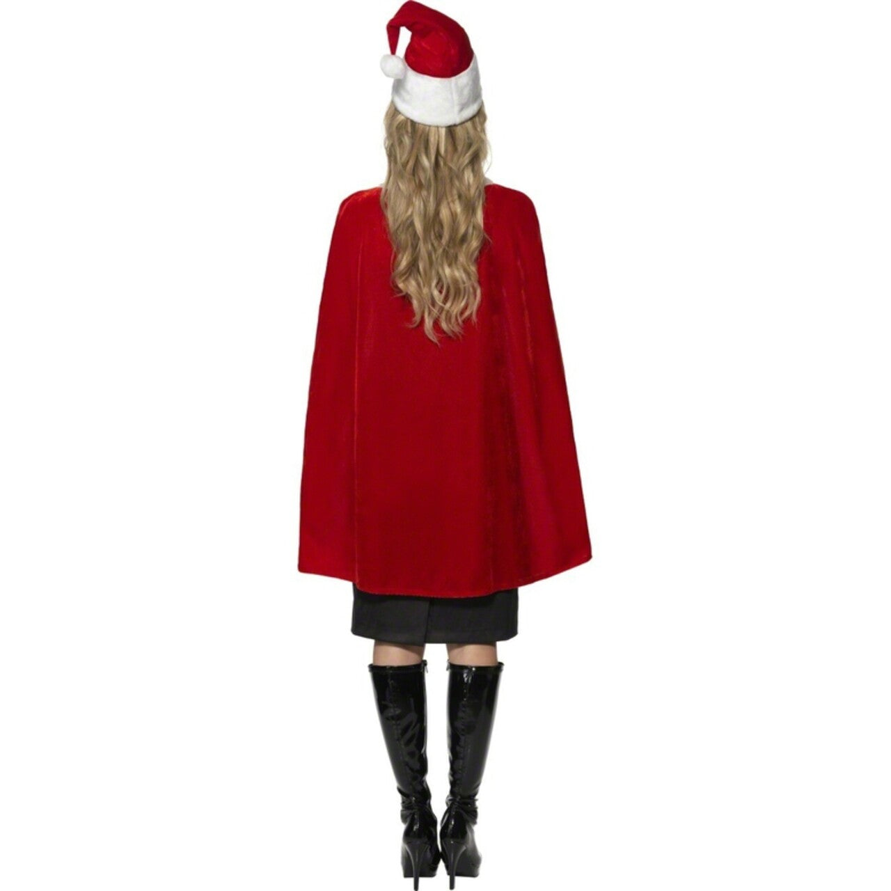 Op deze afbeelding zie je een Kostuums, van het merk Smiffy's. Luxe Santa Cape En Hoed Vrouw Kostuum