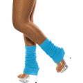 Neonblaue Beinstulpen Frau