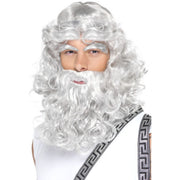 Op deze afbeelding zie je een Accessoires, van het merk Smiffy's. Zeus Pruik Baard & Wenkbrauwen
