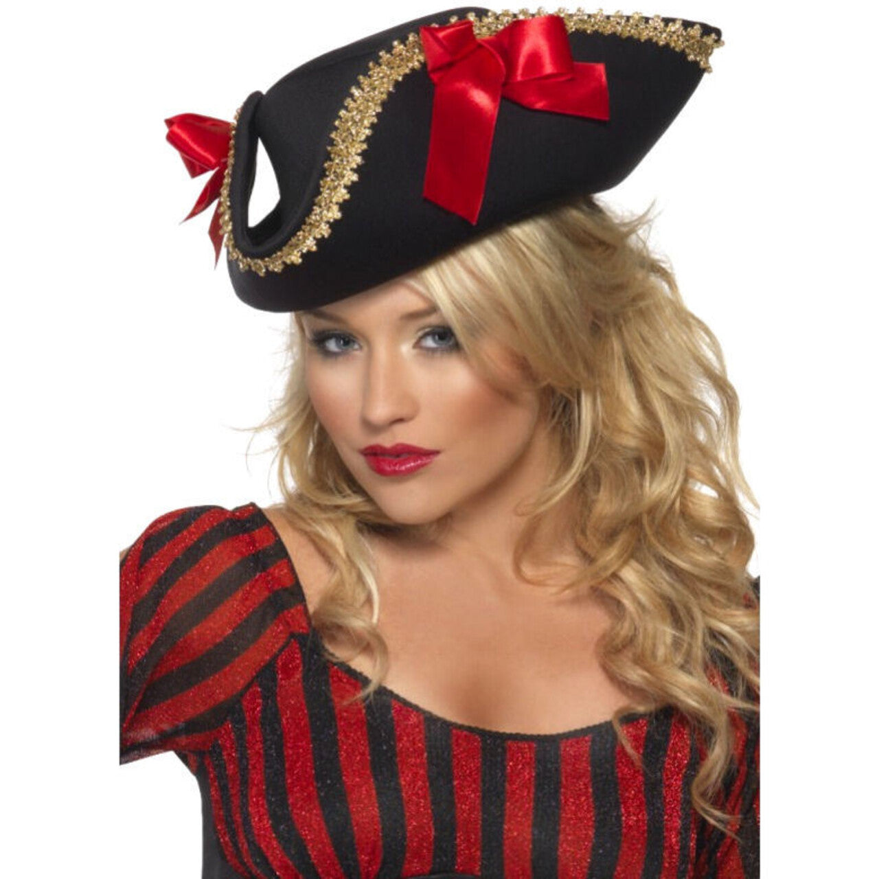 Op deze afbeelding zie je een Accessoires, van het merk Smiffy's. Vrouwen Piratenhoed