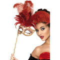 Venezianische Goldene Ballmaske