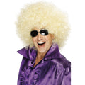 Große Blonde Afro-Perücke