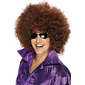 Voluminöse Afro-Perücke Braun