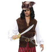 Op deze afbeelding zie je een Kostuums, van het merk Widmann. Piratenshirt Met Vest Man