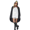 Pinguin Spaß-Poncho Unisex Kostüm
