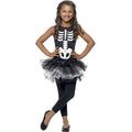 Kinder Skelett Tutu Kostüm Mädchen