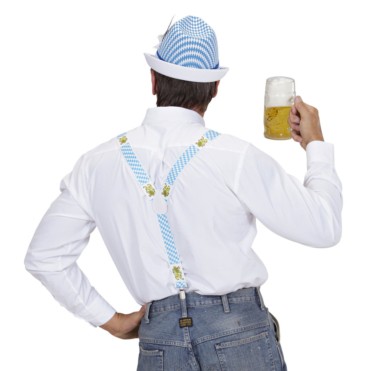 Op deze afbeelding zie je een Accessoires, van het merk Widmann. Bretels Beieren