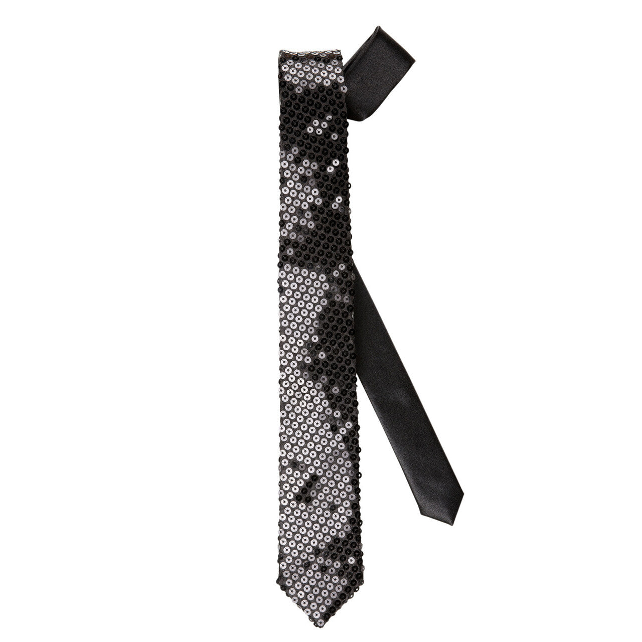 Op deze afbeelding zie je een Accessoires, van het merk Widmann. Stropdas Pailletten Zwart