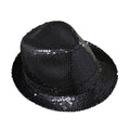Disco Dellenhut Pailletten Schwarz