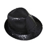 Disco Dellenhut Pailletten Schwarz