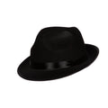 20er Jahre Hut Schwarz Mafia Boss