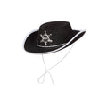 Sheriff-Hut Mit Stern Schwarz