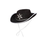 Sheriff-Hut Mit Stern Schwarz