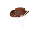 Sheriff Abteilung Hut Mit Stern Braun