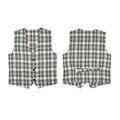 Weste Schottisches Fenster Beige Unisex