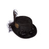Hoge Hoed Steampunk Met Bril Tand Der Tijd